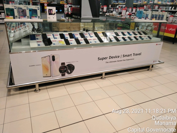 Product Display Counter Branding